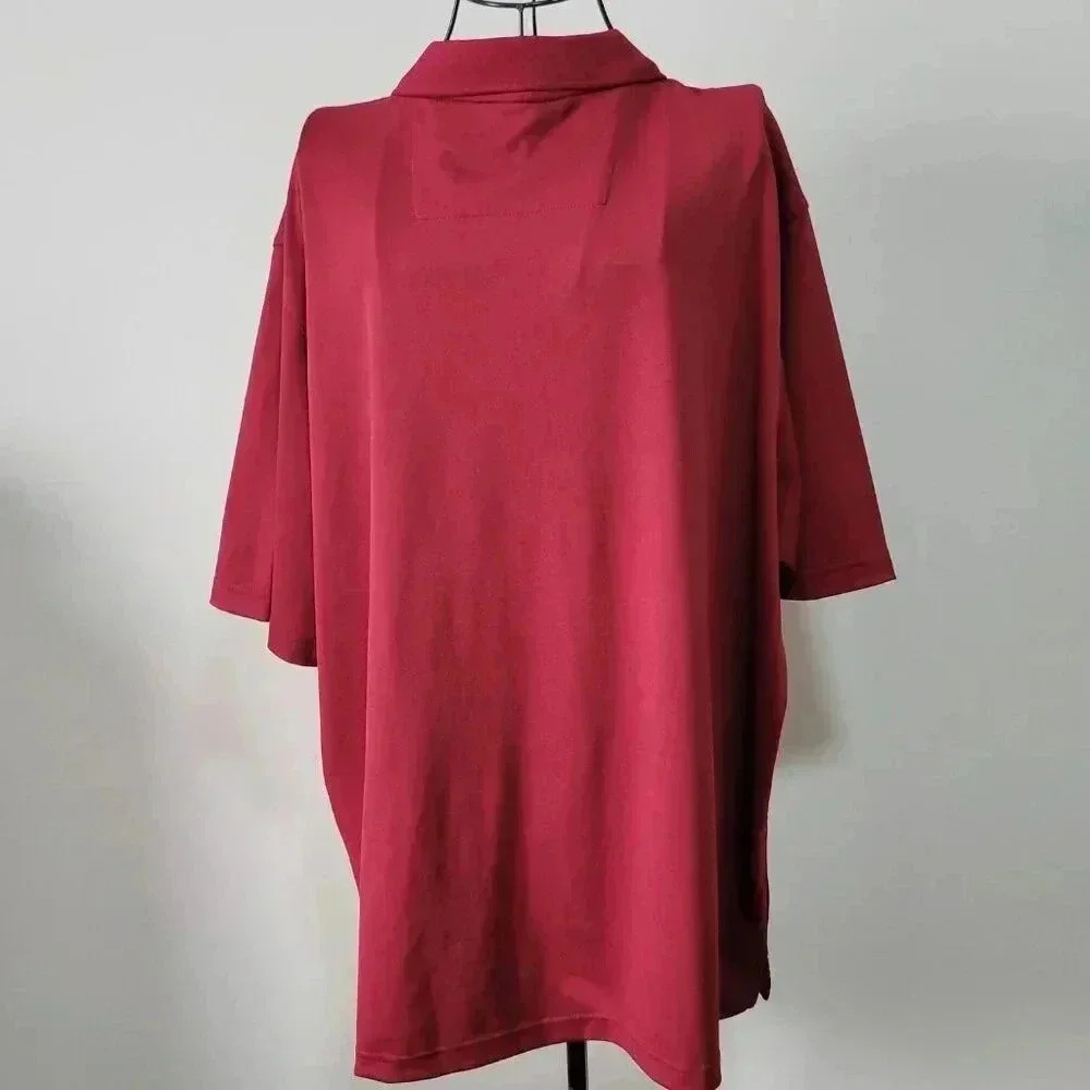NFL Washington Redskins Polo Shirt XL Men's Antigua Burgundy Short Sleeve - Picture 3 of 4